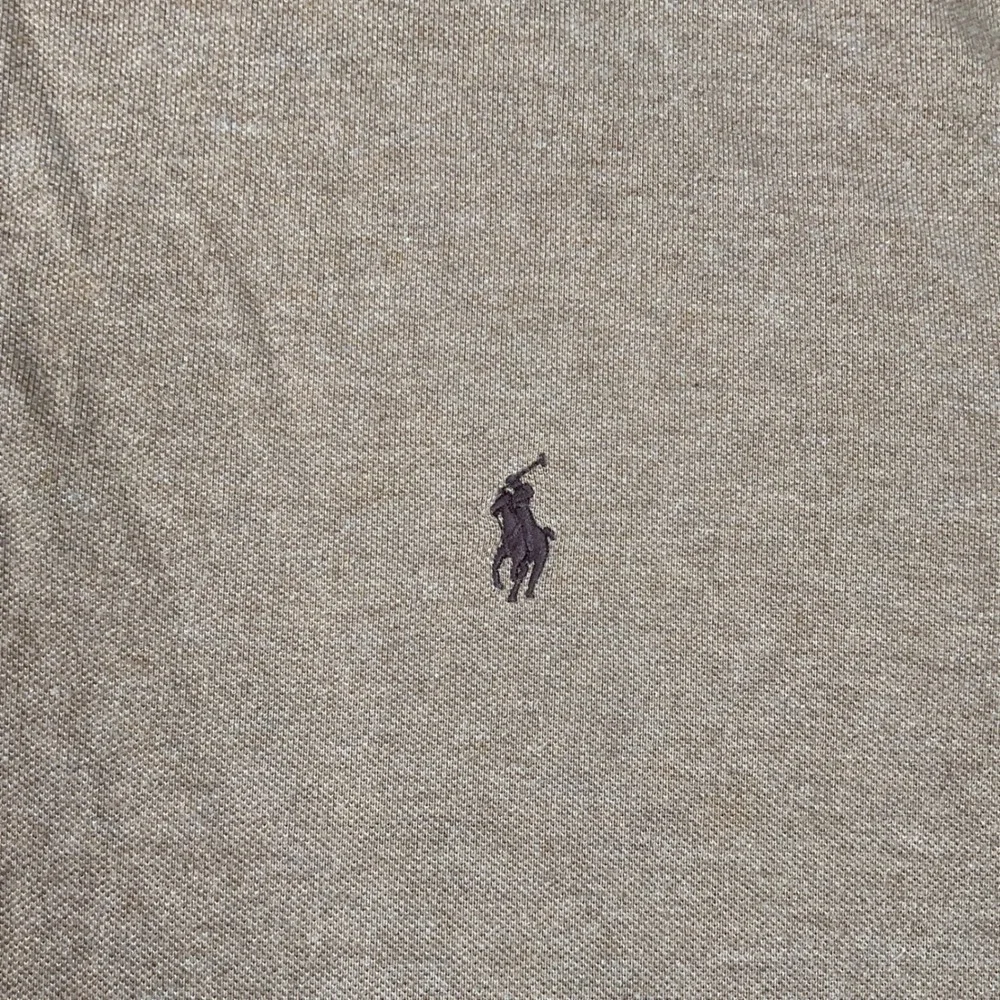 Polo Ralph Lauren Polo Shirt Mens XLT Tan Brown Short Sleeve Pony Logo Cotton